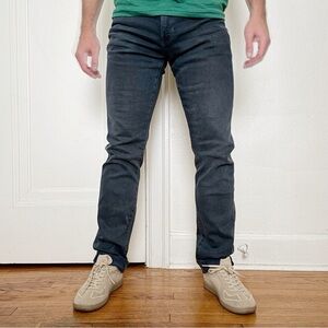 S.M.N Denim Men’s Slim Straight The Hunter in Berlin 33x34 Blue Stretch